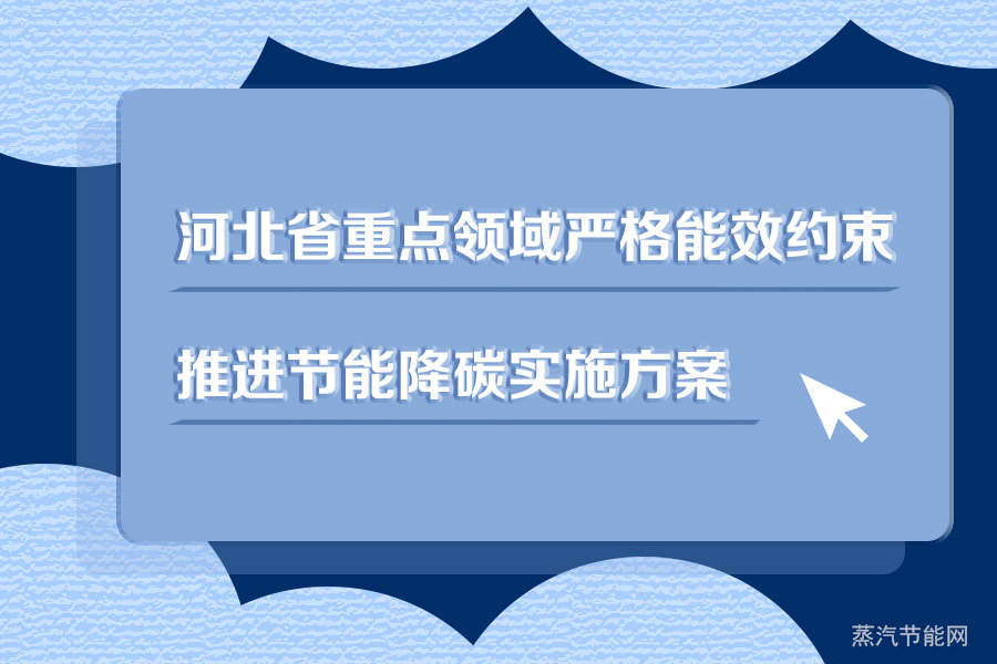 河北省重点领域严格能效约束推进节能降碳实施方案