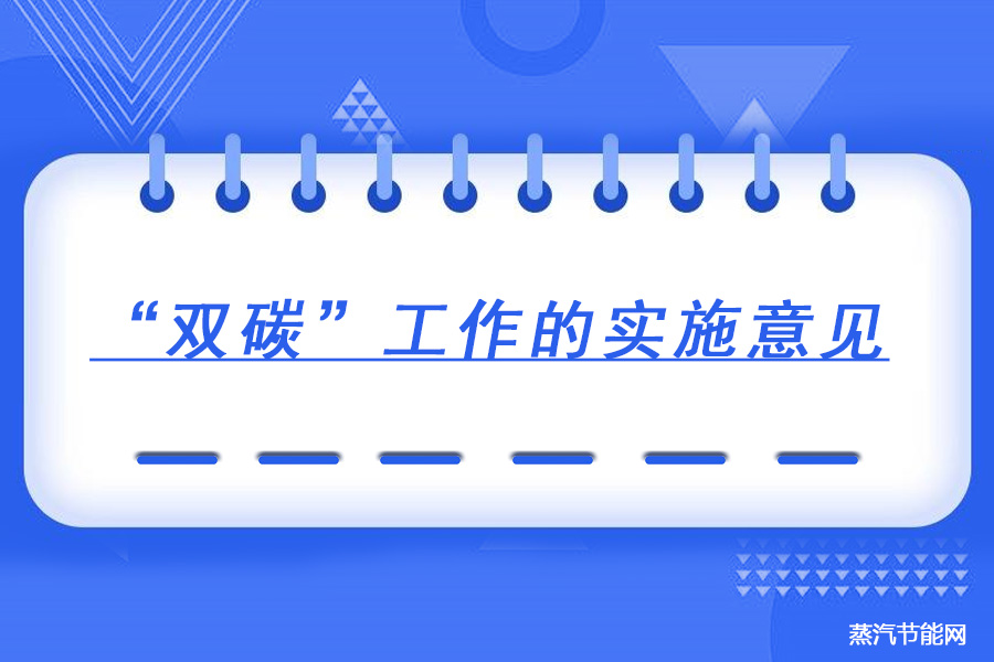 安徽省关于贯彻发展新理念做好“双碳”工作的实施意见