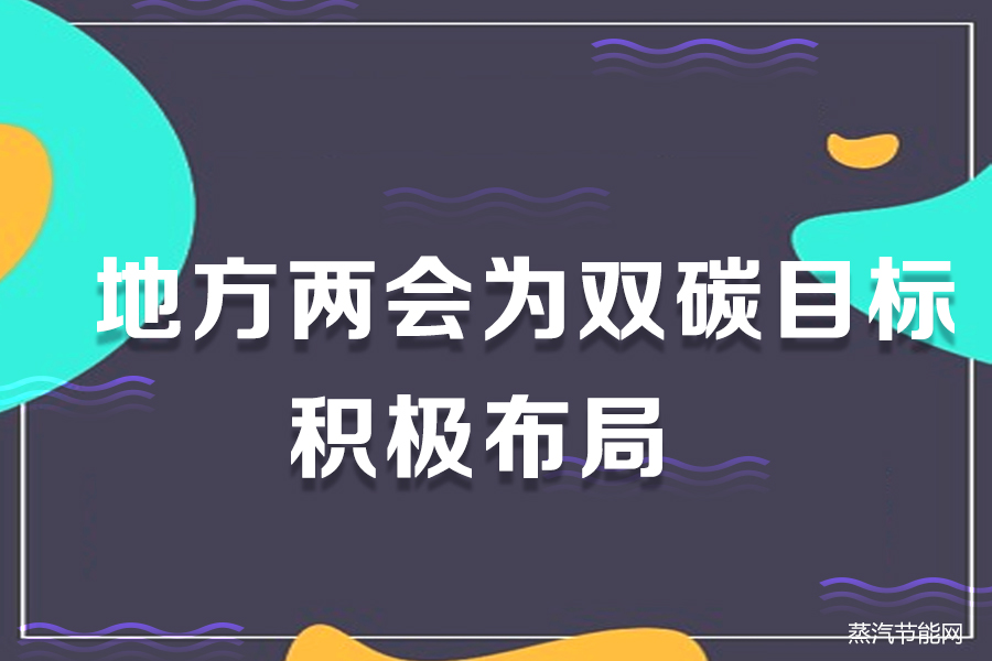 地方两会为双碳目标积极布局