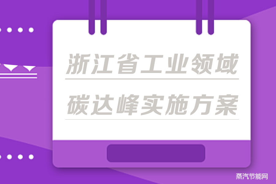 浙江省工业领域碳达峰实施方案