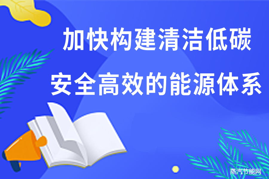 加快构建清洁低碳、安全高效的能源体系